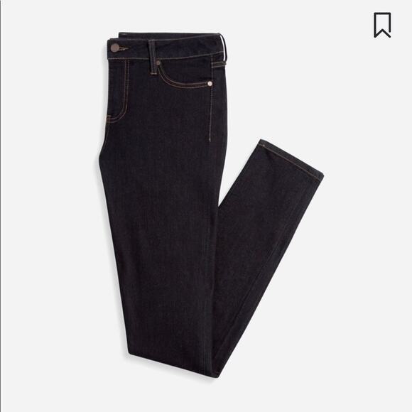 Liverpool jeans, size 2. Full length. Skinny jeans. Dark wash - Picture 1 of 5